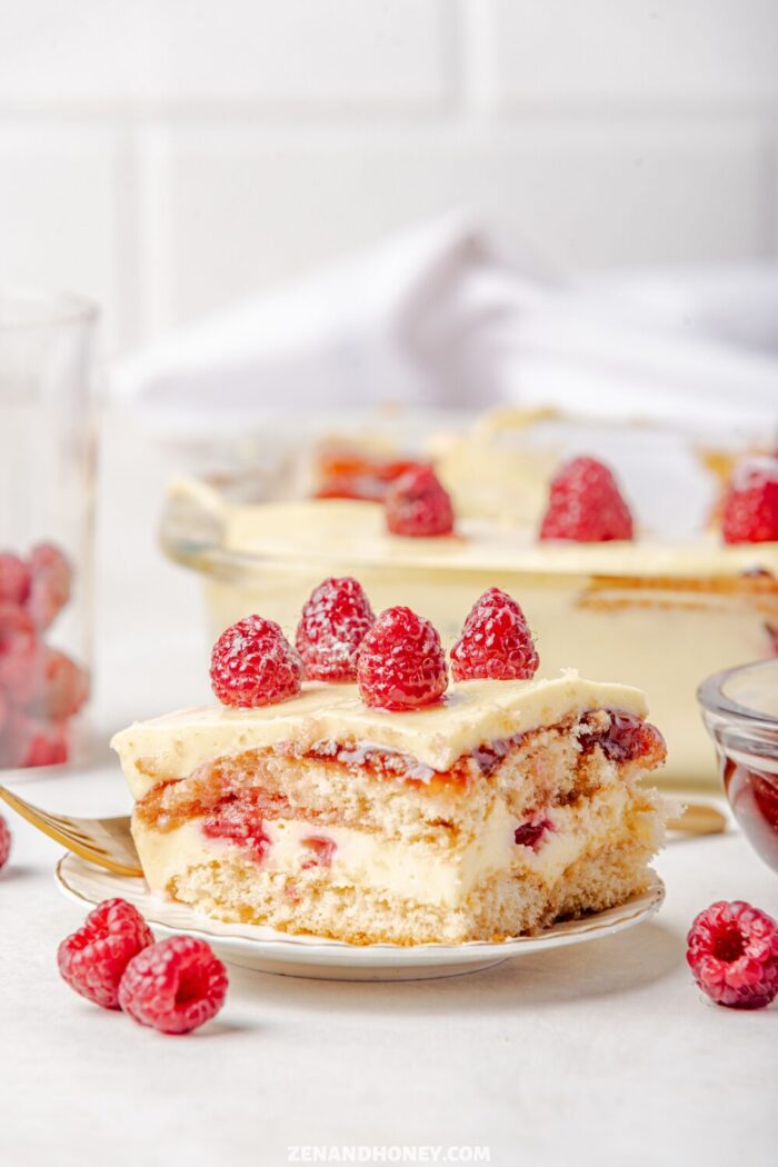 Raspberry Tiramisu - ZEN AND HONEY