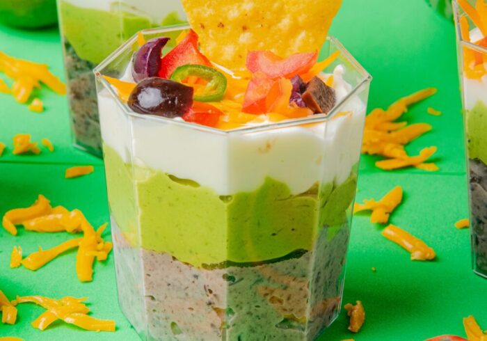 7 layer dip cups