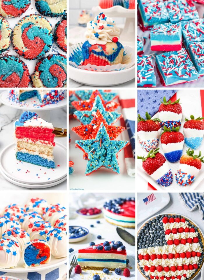 33 Red White And Blue Desserts That Will Steal the Show