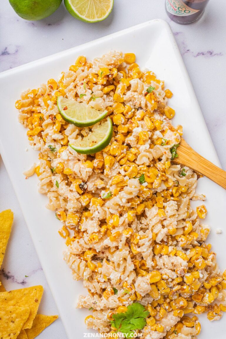 Mexican Street Corn Pasta Salad - ZEN AND HONEY