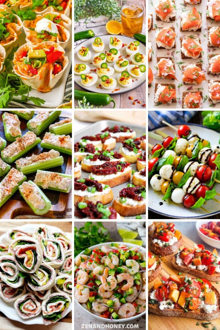 33 Insanely Good Cold Party Appetizers for a Crowd - ZEN AND HONEY