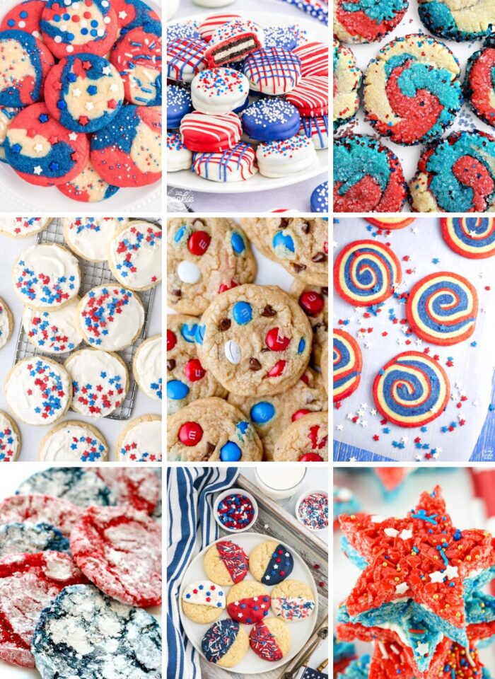 15 Easy 4th of July Cookies for Celebrating Red White and Blue