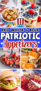 red white and blue appetizers