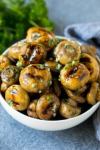 grilled mushrooms