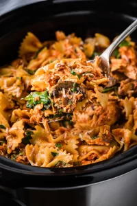 slow cooker chicken bacon pasta