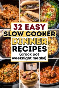 slow cooker dinner recipes