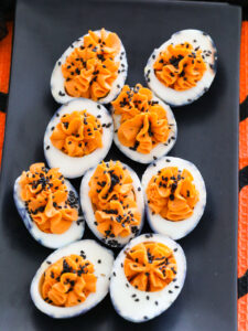 halloween deviled eggs