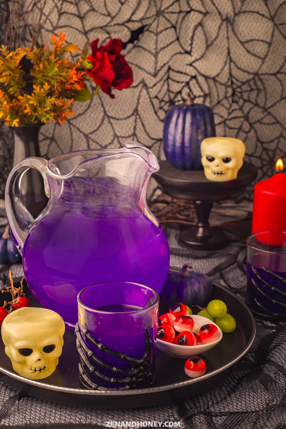 Spooky Halloween Punch - ZEN AND HONEY