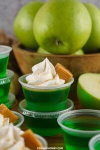 caramel apple jello shots