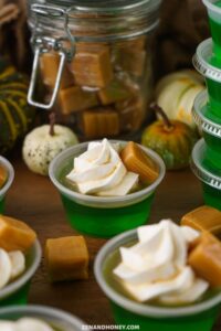 caramel apple jello shots