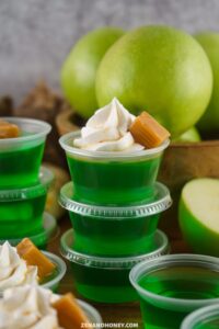 caramel apple jello shots