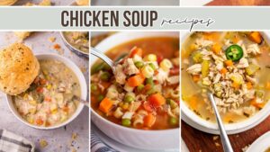 chicken soup recipes with few ingredients