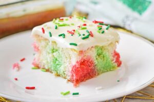 poke cake for christmas