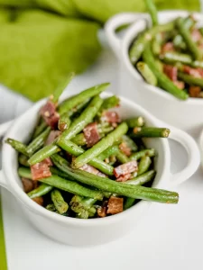 green beans with bacon