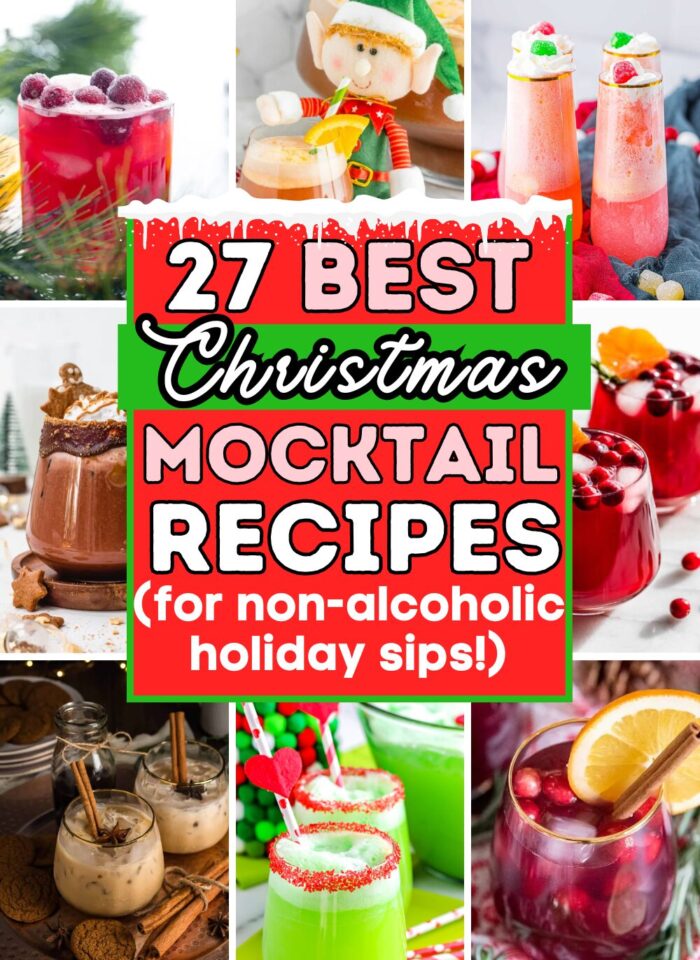 27 Magical Christmas Mocktails for Non-Alcoholic Holiday Sips