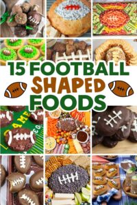 easy football shaped foods