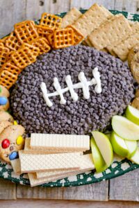 football shaped foods