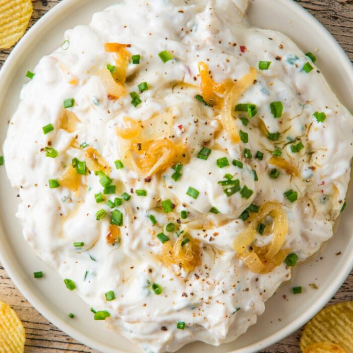 French Onion Dip Recipe - ZEN AND HONEY