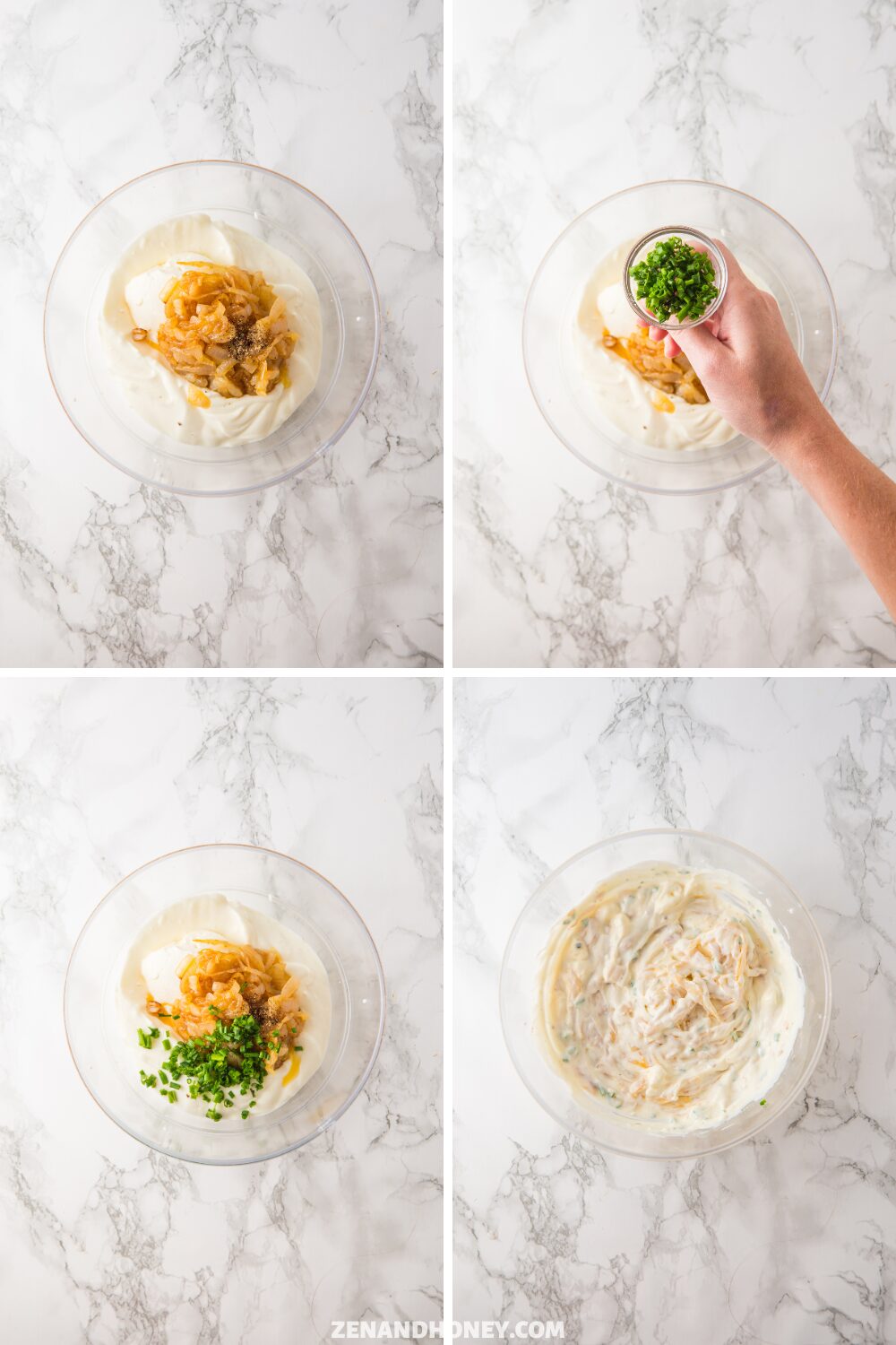 French Onion Dip Recipe - ZEN AND HONEY