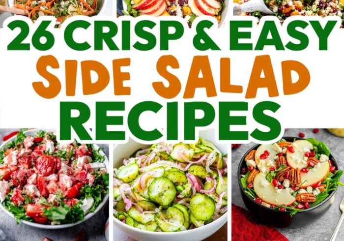 healthy side salad recipes