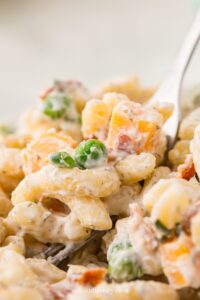 creamy bacon ranch pasta salad