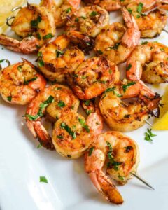 grilled shrimp kebabs