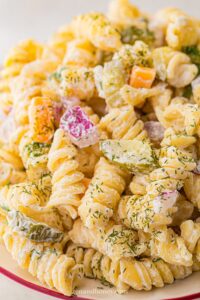 dill pickle pasta salad