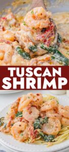 easy tuscan shrimp