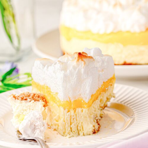 lemon meringue cheesecake