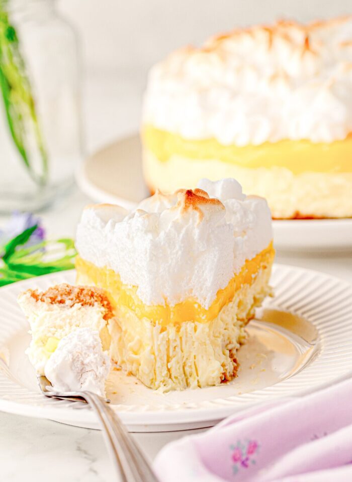 lemon meringue cheesecake