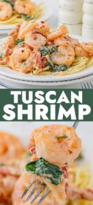 tuscan shrimp pasta easy dinner