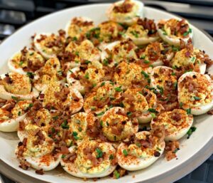 smoked deviled eggs