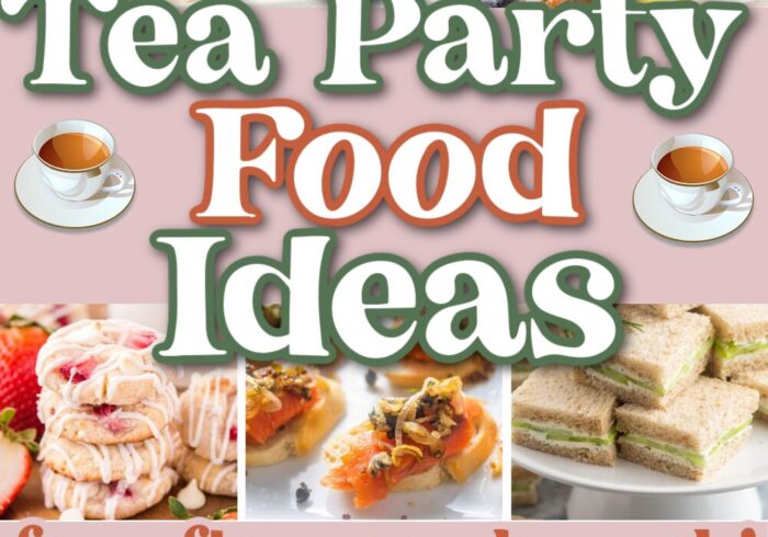 tea party food recipes ideas