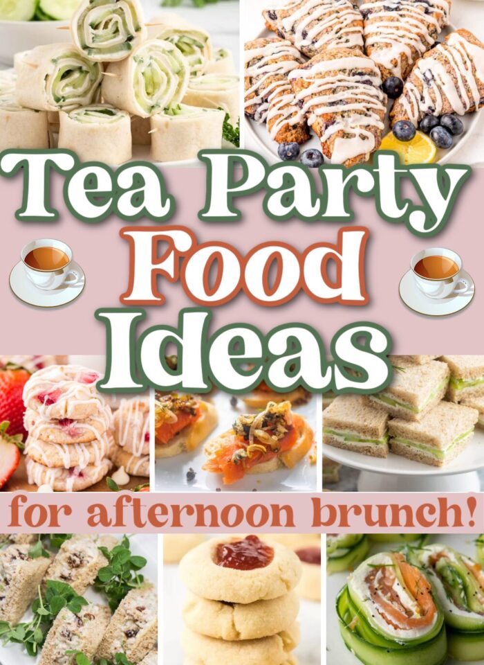 tea party food recipes ideas