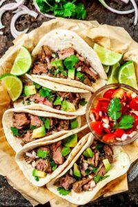 carna asada tacos