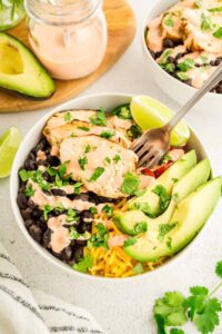 chicken burrito bowl