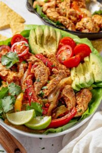 chicken fajita salad