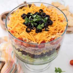 layered taco salad