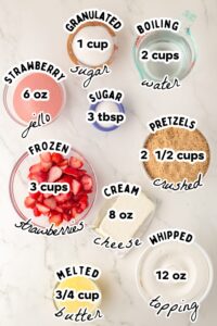 strawberry pretzel salad ingredients