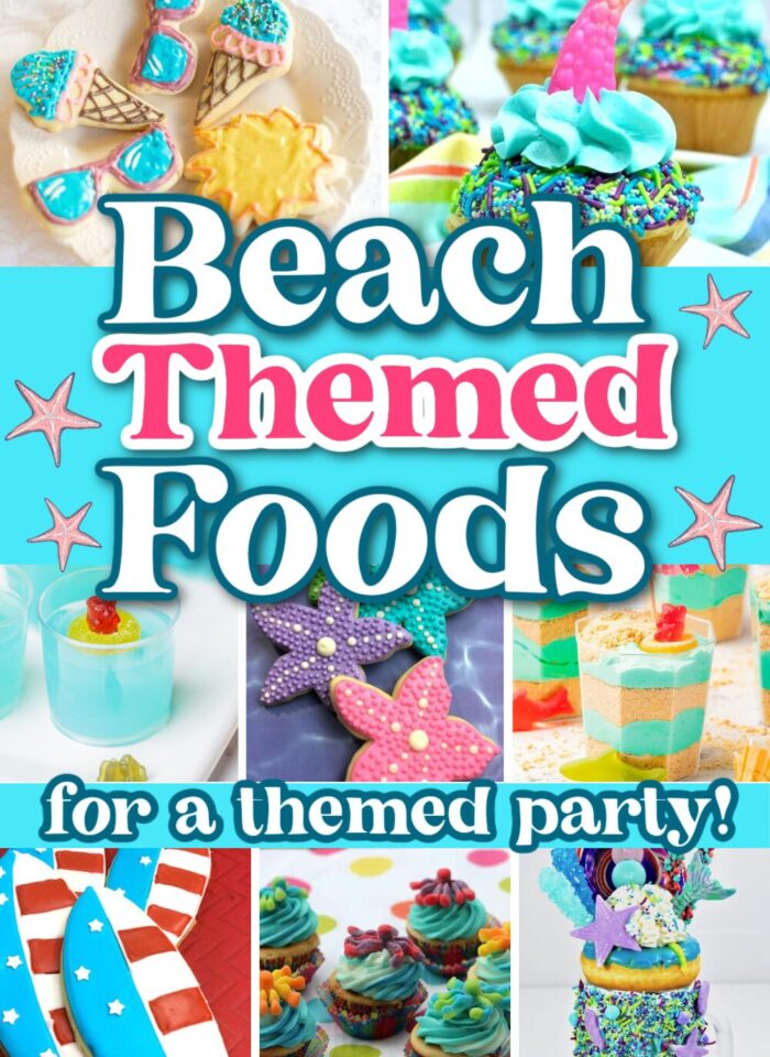 beach themed party foods