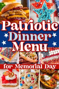 memorial day dinner menu