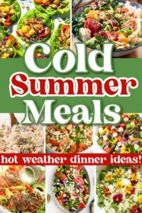 cold summer meals ideas
