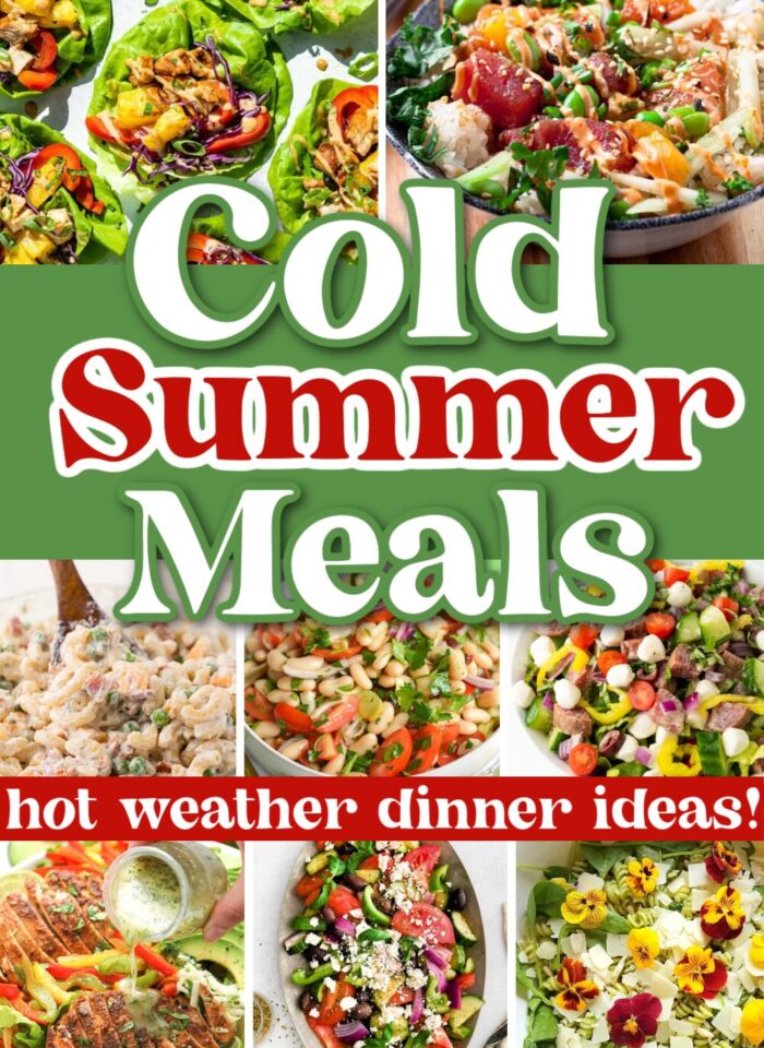 18 Try-Worthy Cold Summer Meals for Hot Lazy Days