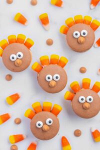 thanksgiving turkey cookies