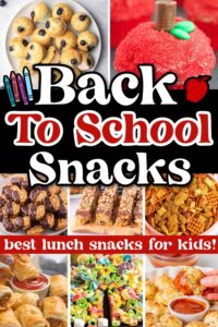 back to school snacks for kids