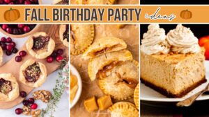 fall birthday party food ideas