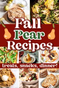 fall pear recipes