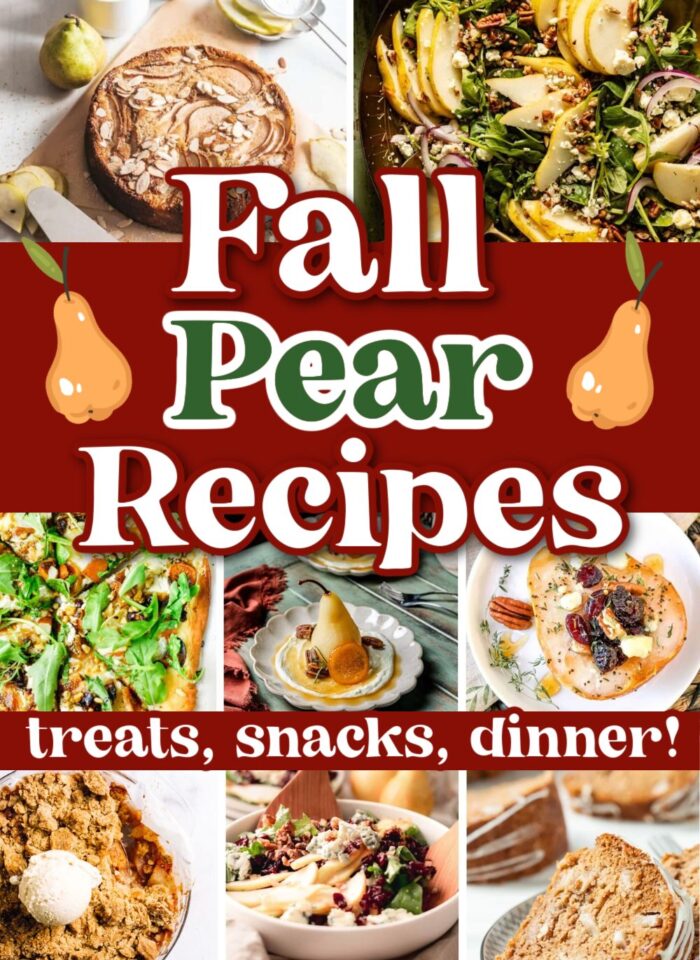 fall pear recipes