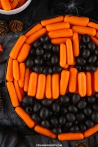halloween veggie tray