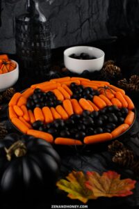 halloween veggie tray